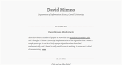 Desktop Screenshot of mimno.org